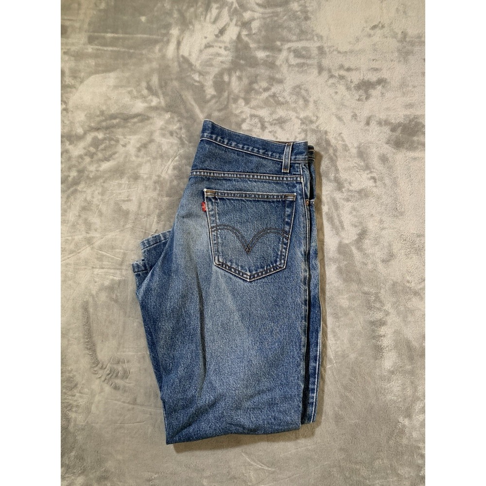 Vintage Y2K Levi's 517 Bootcut Jeans Size 36x30 Blue Faded EUC